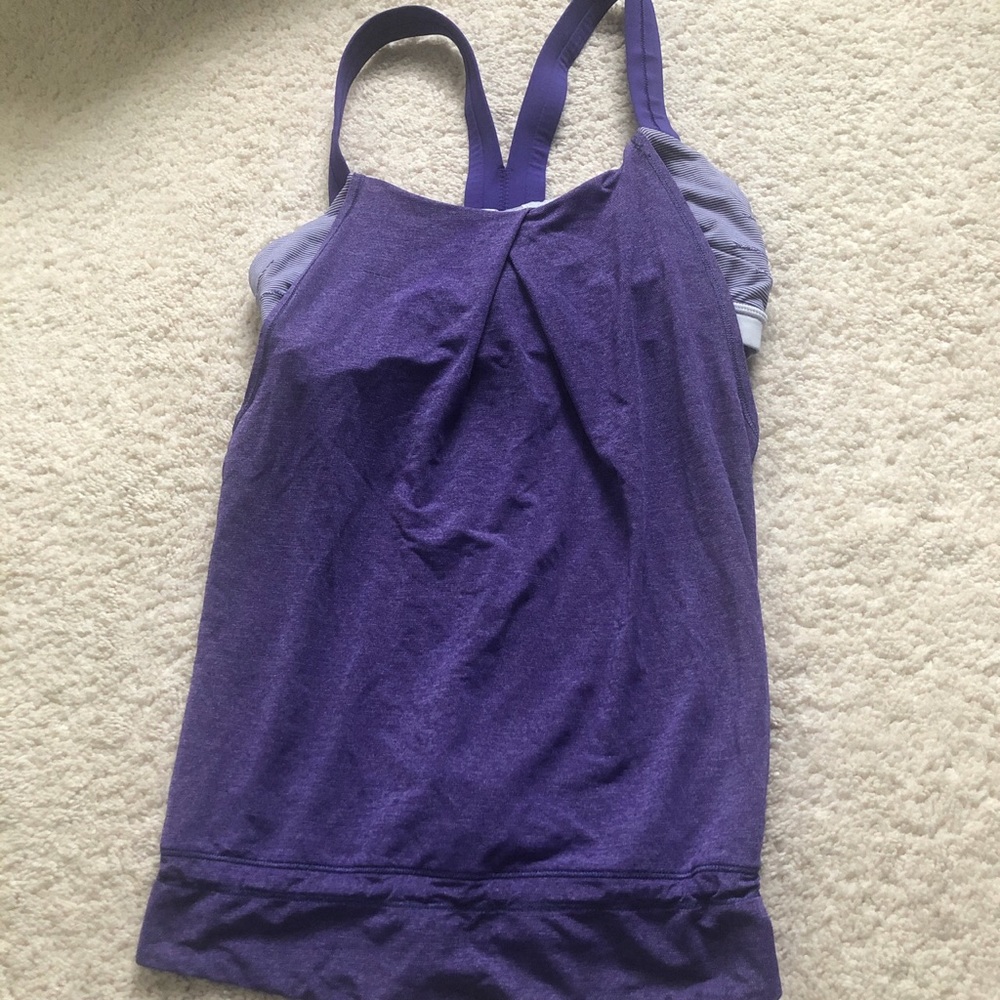 Lululemon built in bra top